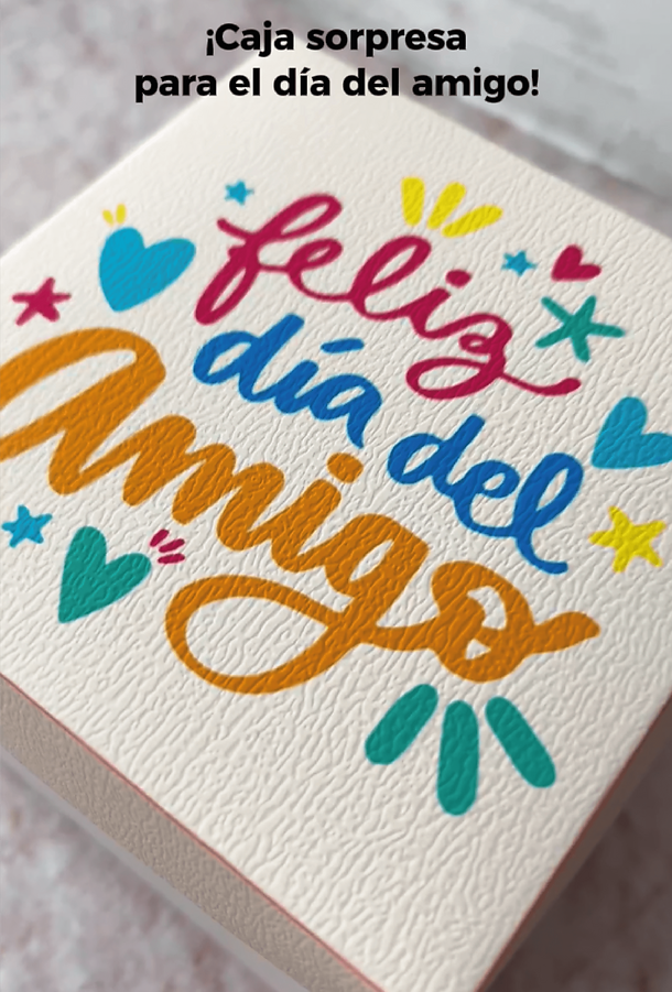 Caja sorpresa para amigos